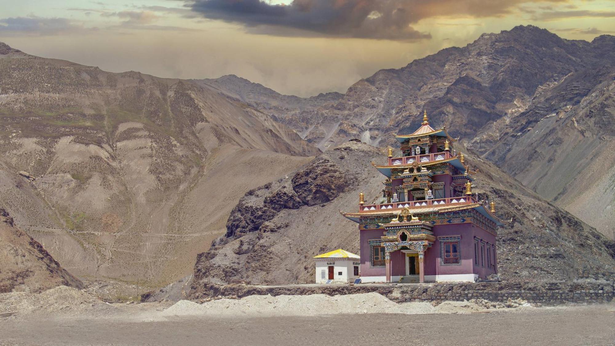 Echor Mud Huts Tabo, Spiti Valley Kaza Eksteriør billede